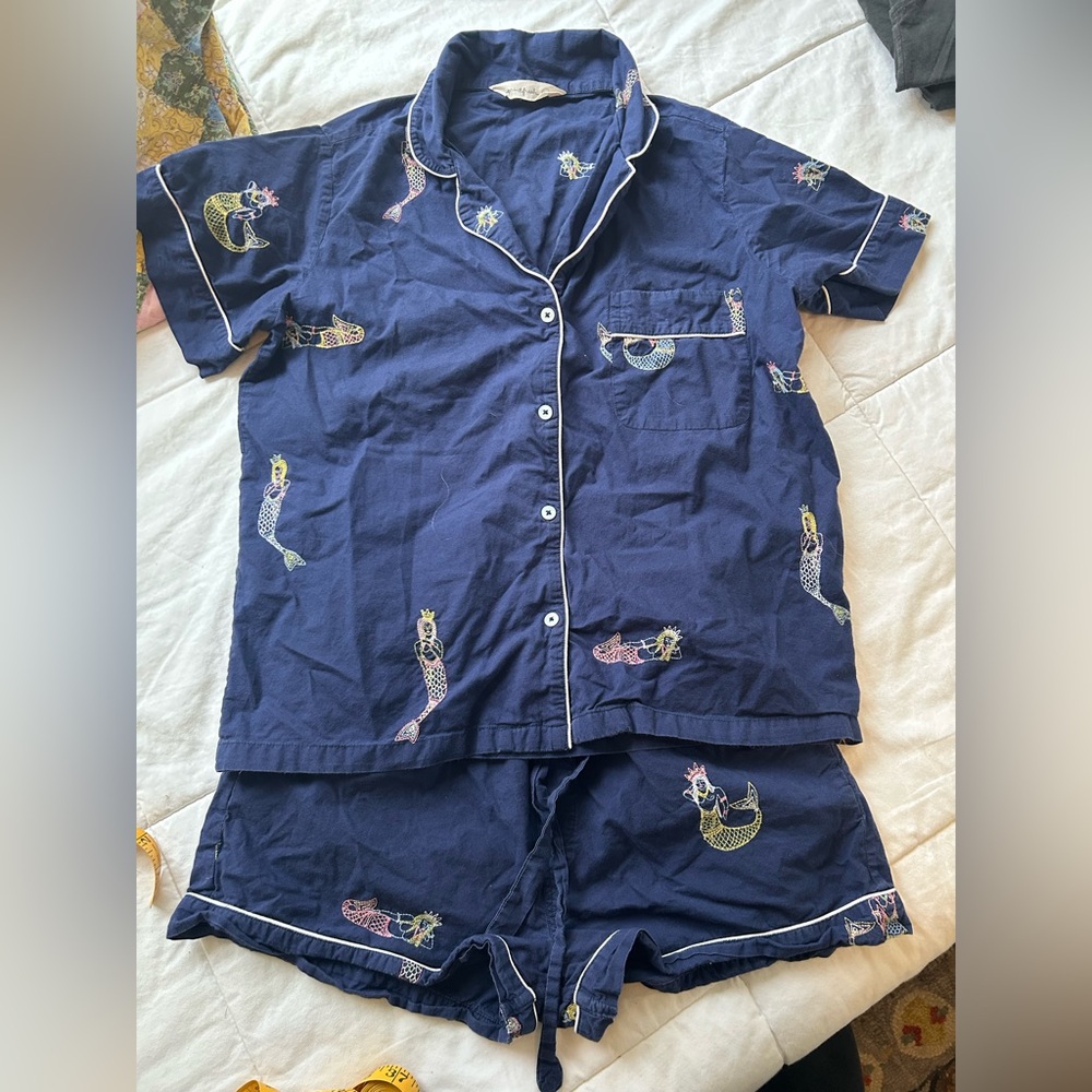 Print Fresh Mermaid Short Sleep Set